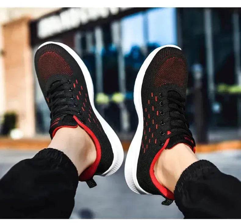 Sports Flying Woven Cold Sticky Ultralight Casual Running Shoes - Velora