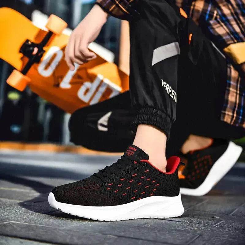 Sports Flying Woven Cold Sticky Ultralight Casual Running Shoes - Velora