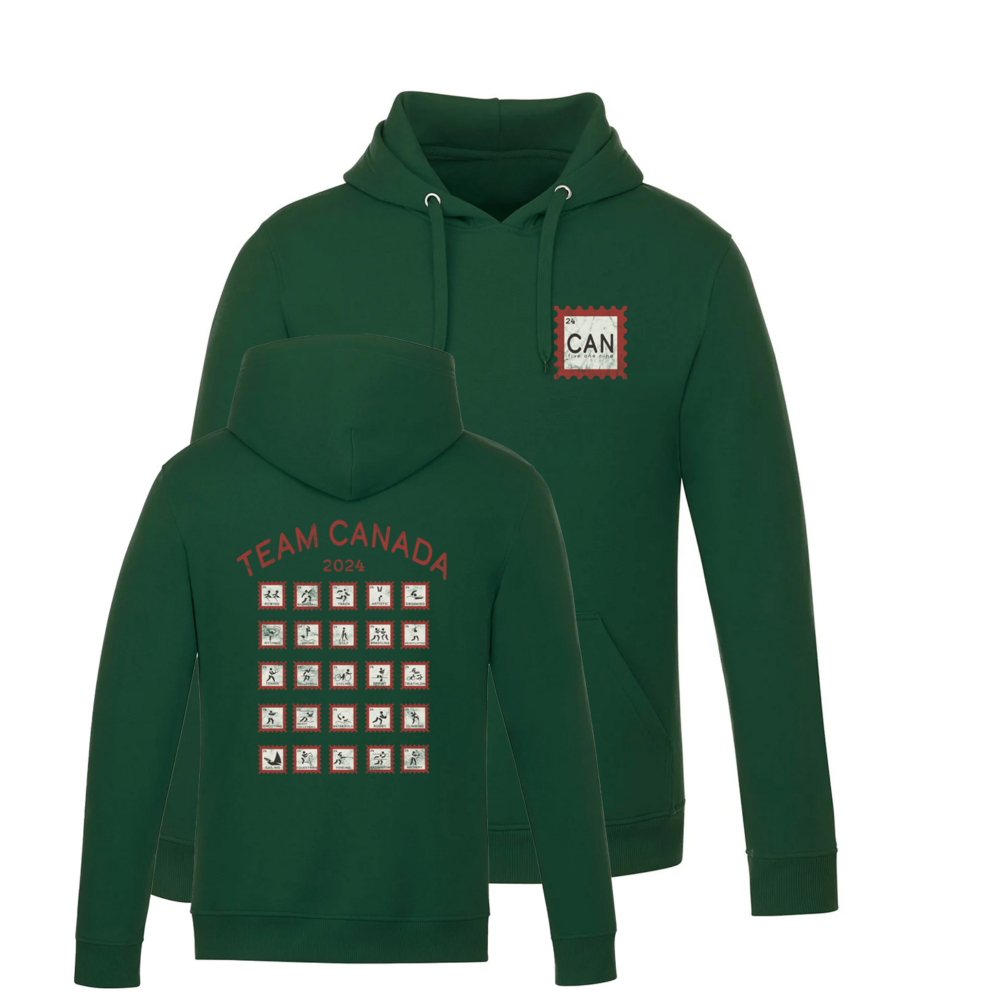CANADA STAMP HOODIE (YOUTH) - Velora