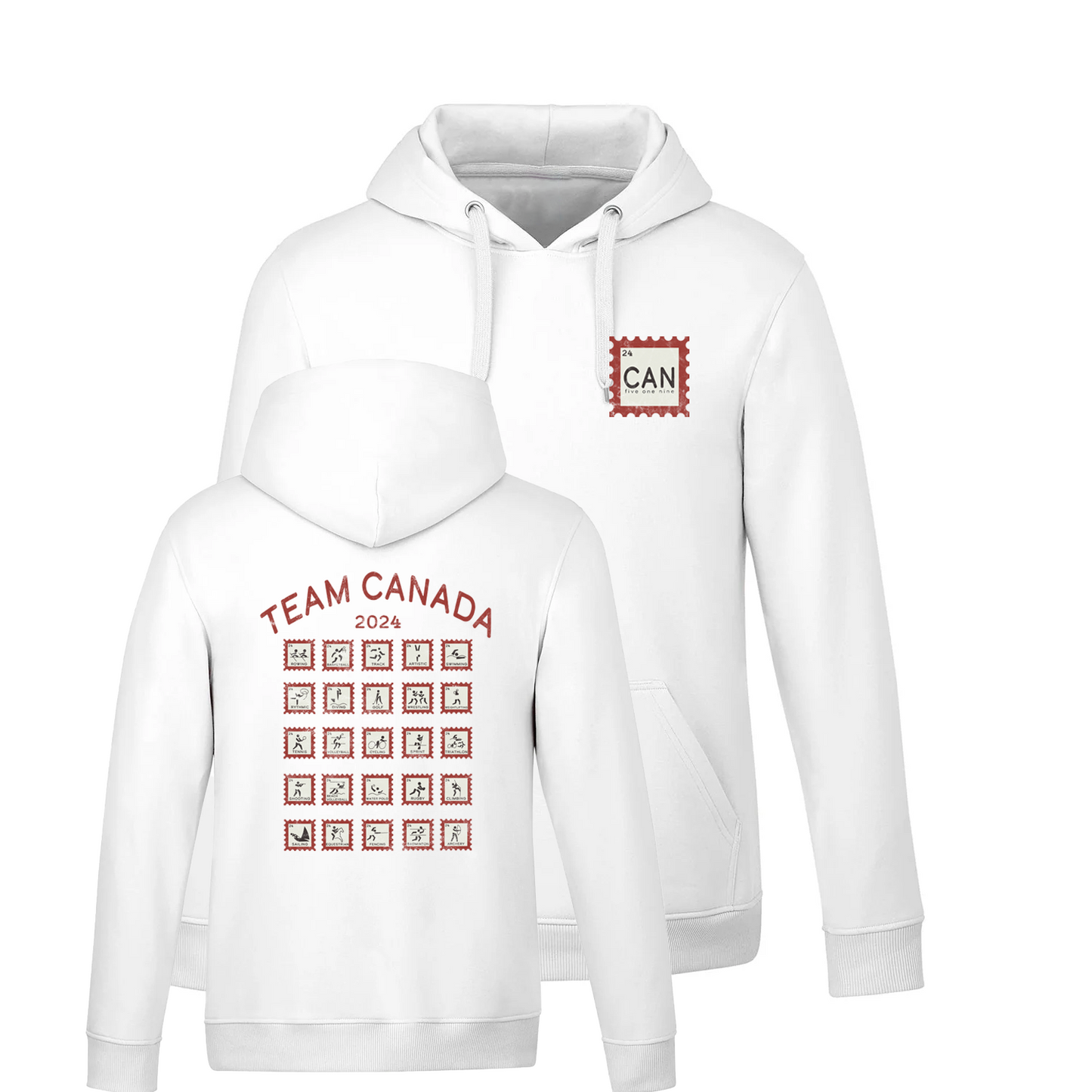 CANADA STAMP HOODIE (YOUTH) - Velora
