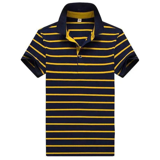 Summer Men's Casual Short-sleeved Knitting Polo Shirt - Velora