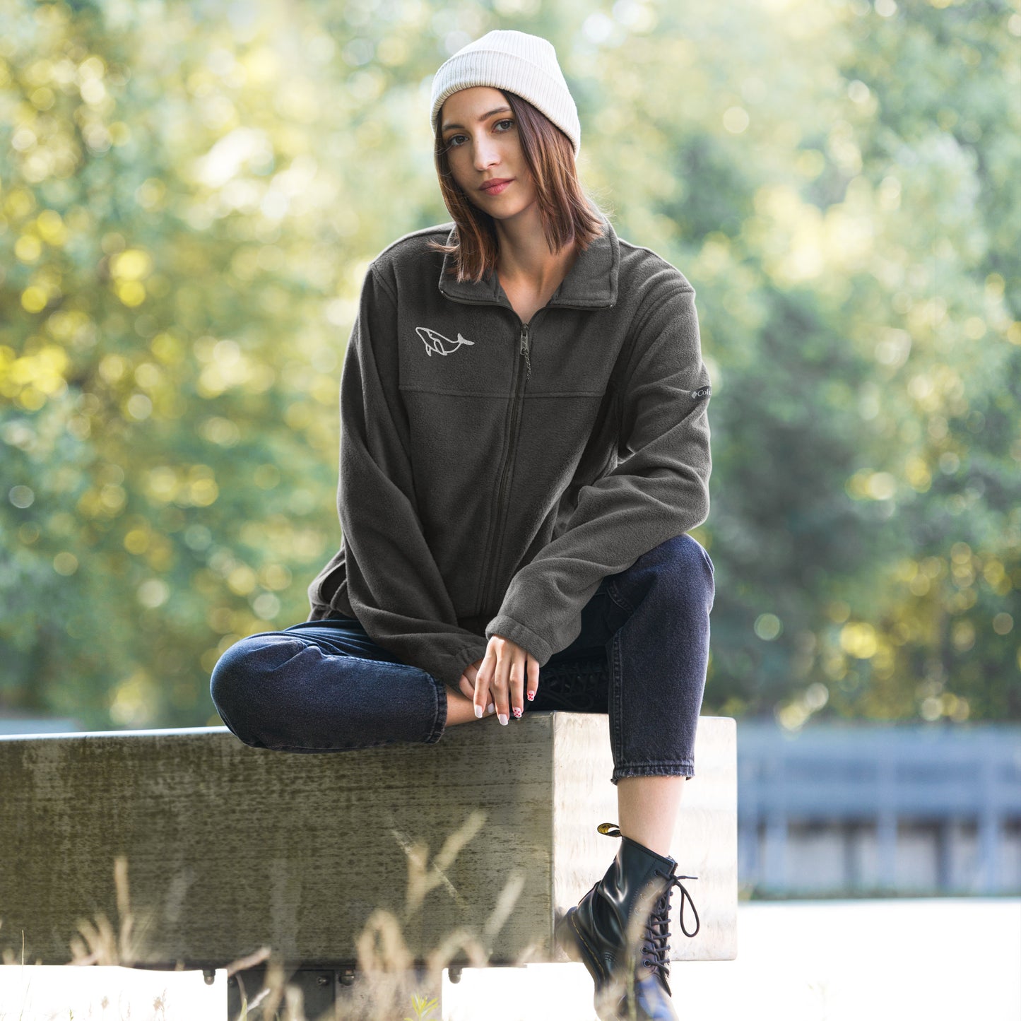 Unisex Columbia fleece jacket - Velora