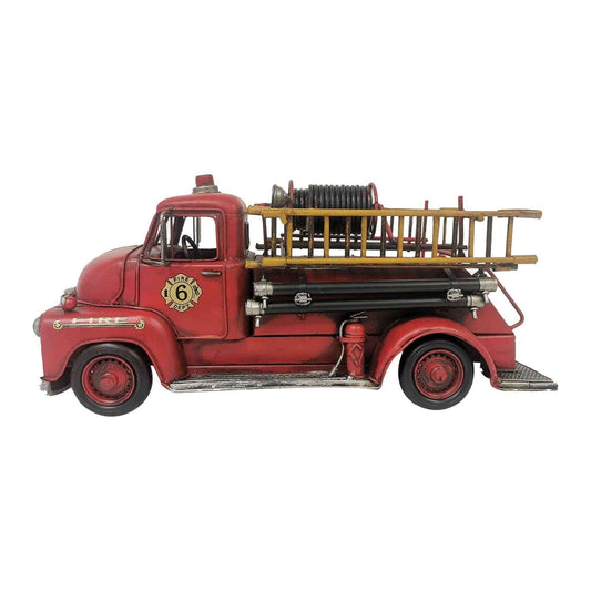 Peterson Housewares Vintage Fire Truck Model Decor - Velora Luxury Fashion