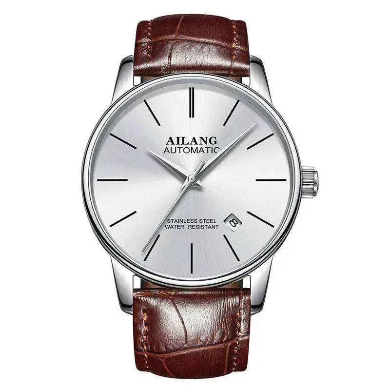 AILANG Automatic Genuine Leather Wrist Watch for Men