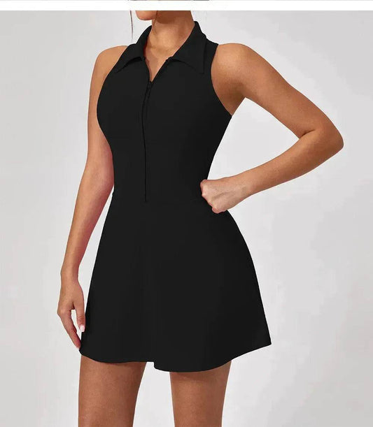 Women High Waist Sports Fitness Dress - Velora