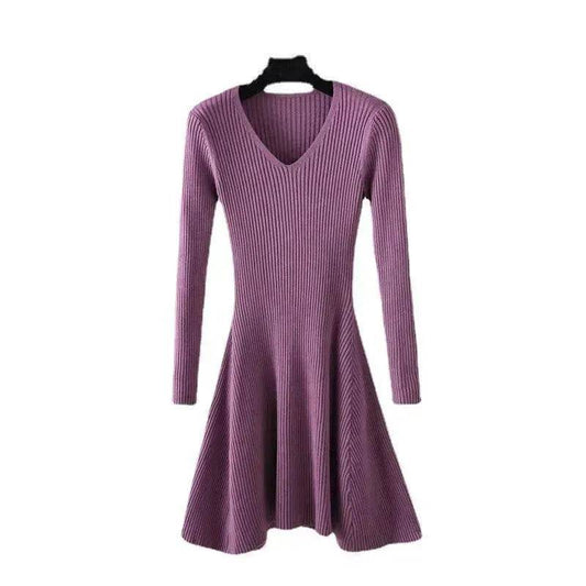 Woolen Skirt Base Knitting Women's Dress