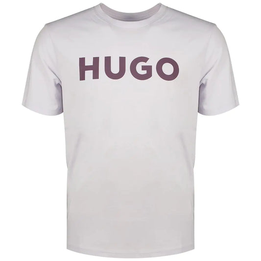 HUGO Emblem Short Sleeve Tee in Icy Lilac XL