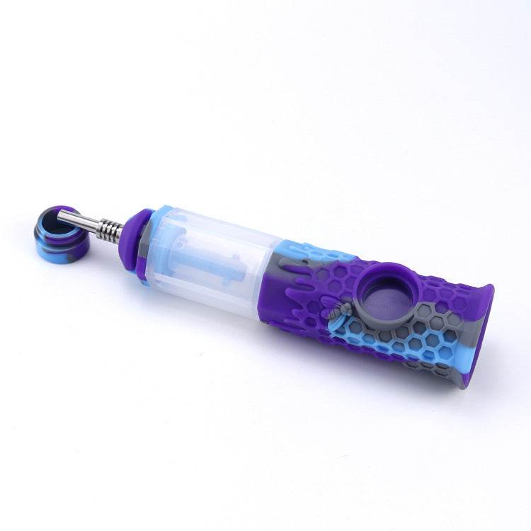 European And American Octagon Silicone Hookah - Velora