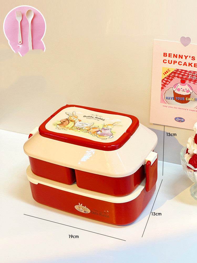 Cute Cartoon Multi-tiered Kids Bento Lunch Box - Velora
