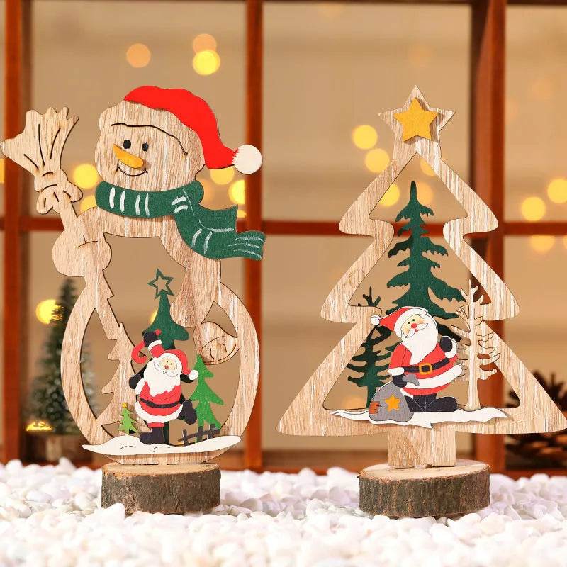 Christmas Day Wooden Bar Decoration Decorations - Velora