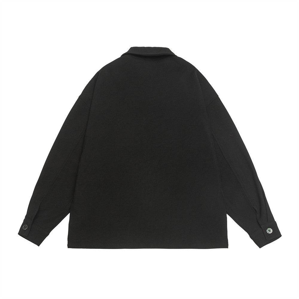 Denim Jacket Coat Loose Fit Color Matching Design - Velora