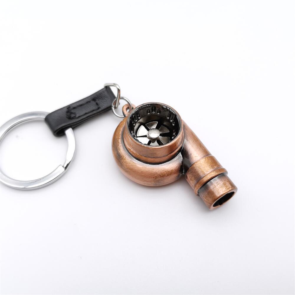 Car Turbo Whistle Modeling Simulation Alloy Metal Keychains