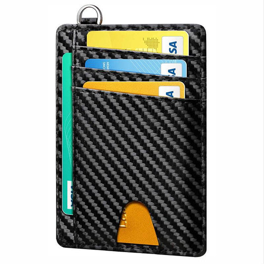 Men's Leather RFID Anti-theft Card Swiping Bag - Velora