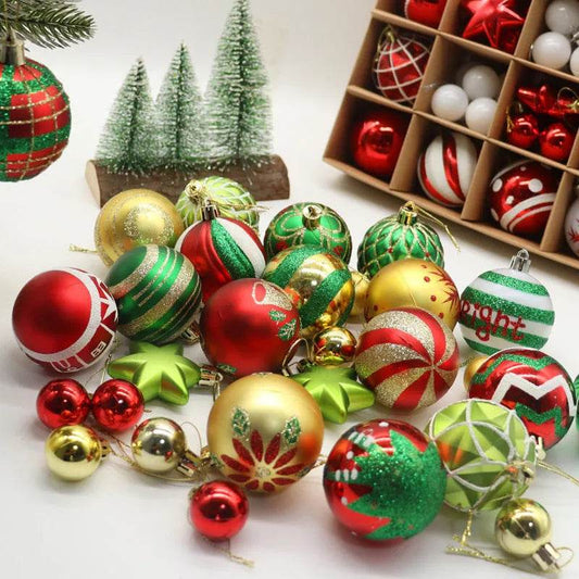 Christmas Decoration 6cm Electroplating Plastic Ball - Velora