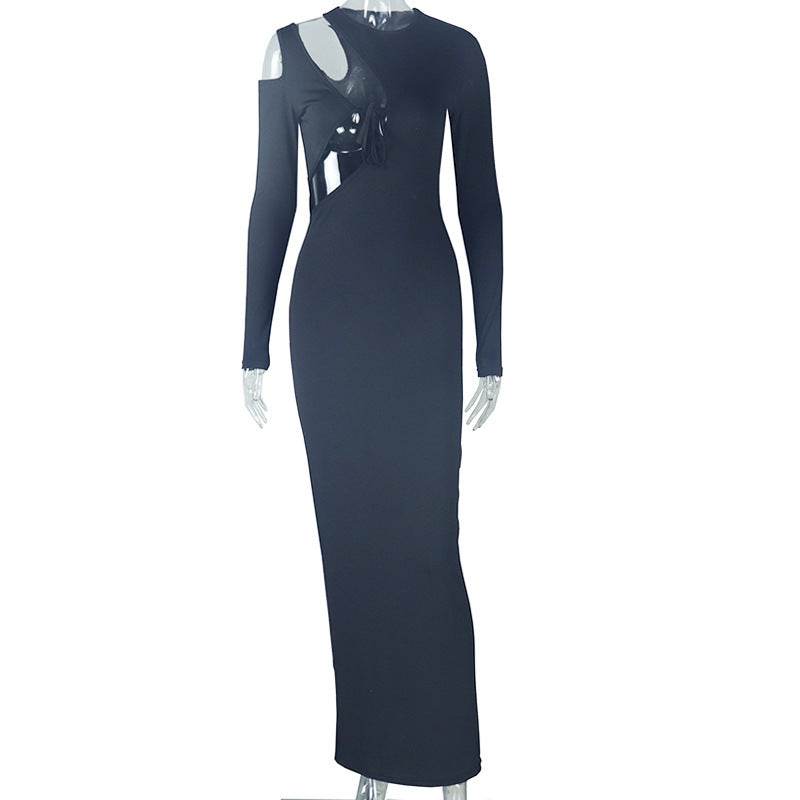 Women's Clothing Fashion Lace-up Irregular Dress - Velora