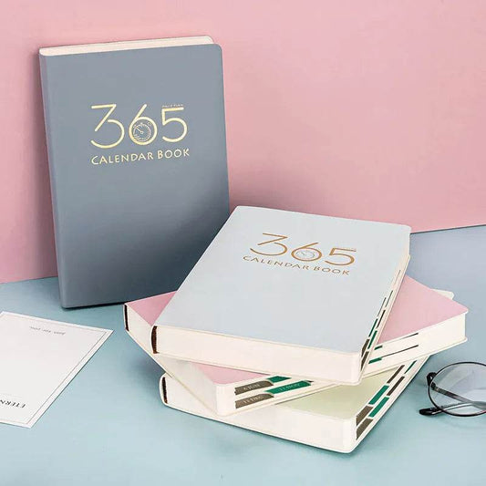 365-day Daily Planner Self-discipline And Clock-in Student Journal Notebook - Velora