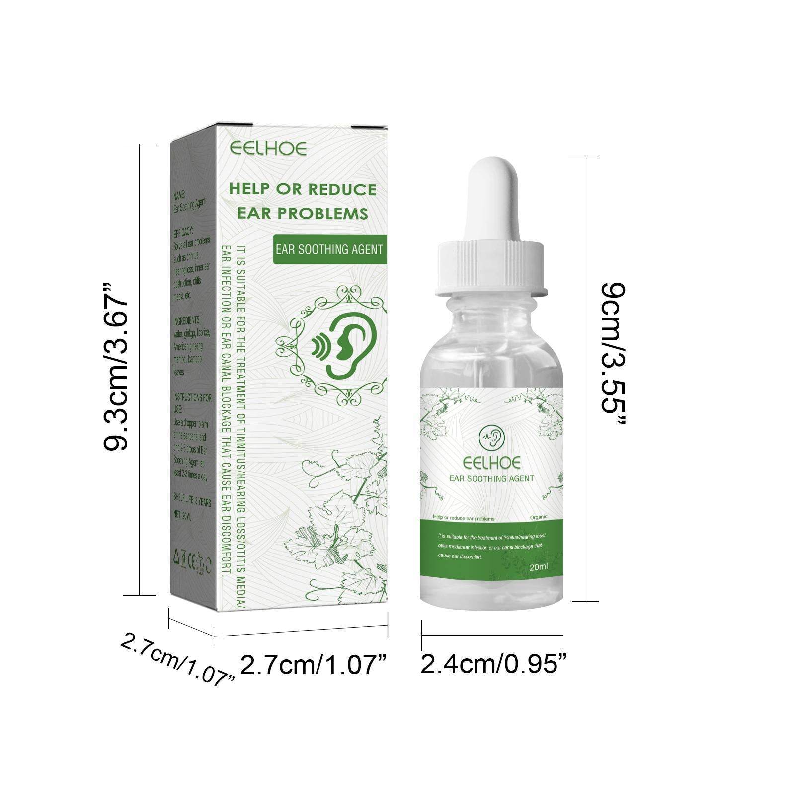 Erlebao Ear Soothing Health Care Ear Drops, Relieve Inner Ear Blockage And Tinnitus Discomfort - Velora