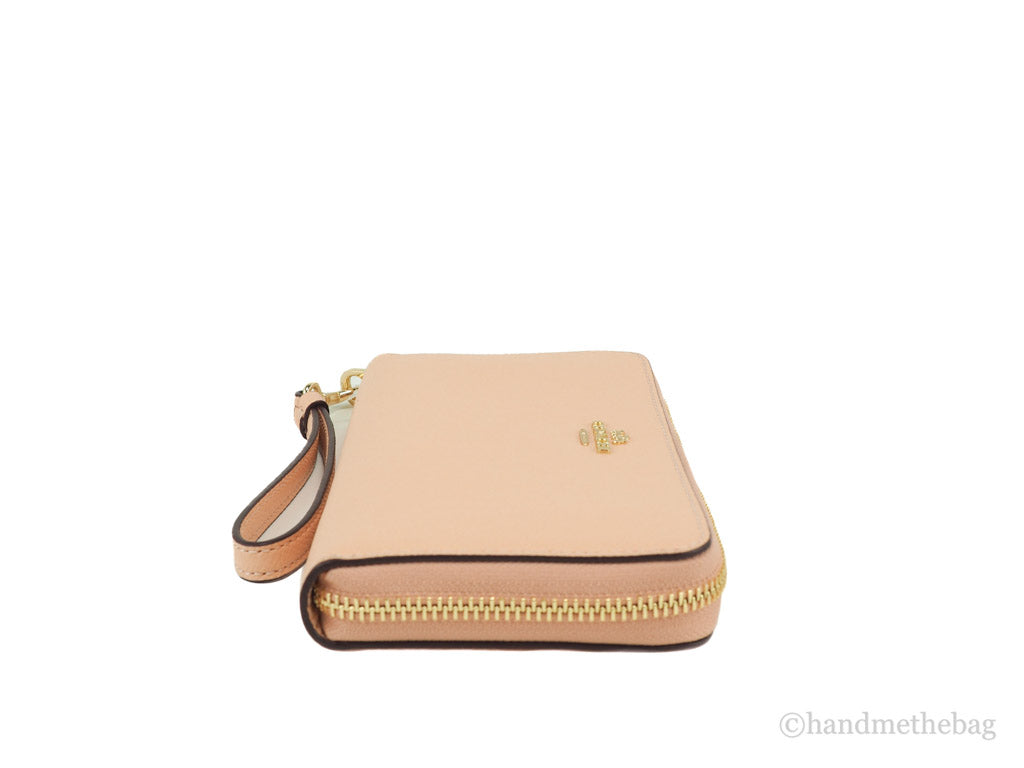 Coach Elegance Blush Crossgrain Leather Wallet