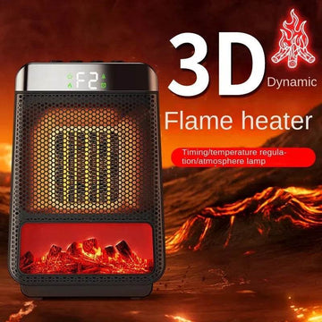 Portable Whole House Room Instant 3D Electric Flame Space Heater