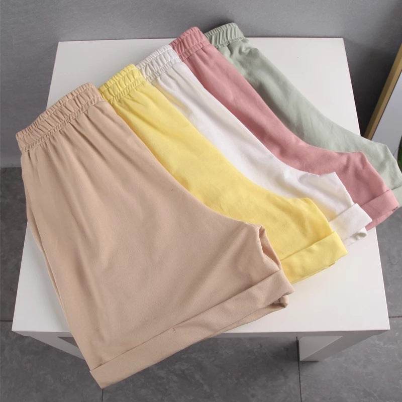 Hirsionsan Summer Cotton Sets Women Casual Two Pieces Short - Velora