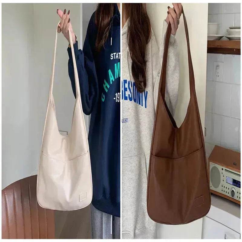 Fashion Tote Bag Large Capacity Casual Shoulder Bag Women's Commuting Handbag College Student - Velora