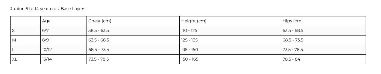 Kombi B2 Merino Blend Crew Top Child & Junior 190g Mid-weight Base Layers - Velora