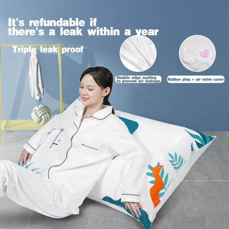 Transparent Vacuum Storage Bags, 10/PACK (4 L, 4 M, 2 Small Bags) With Pump - Velora