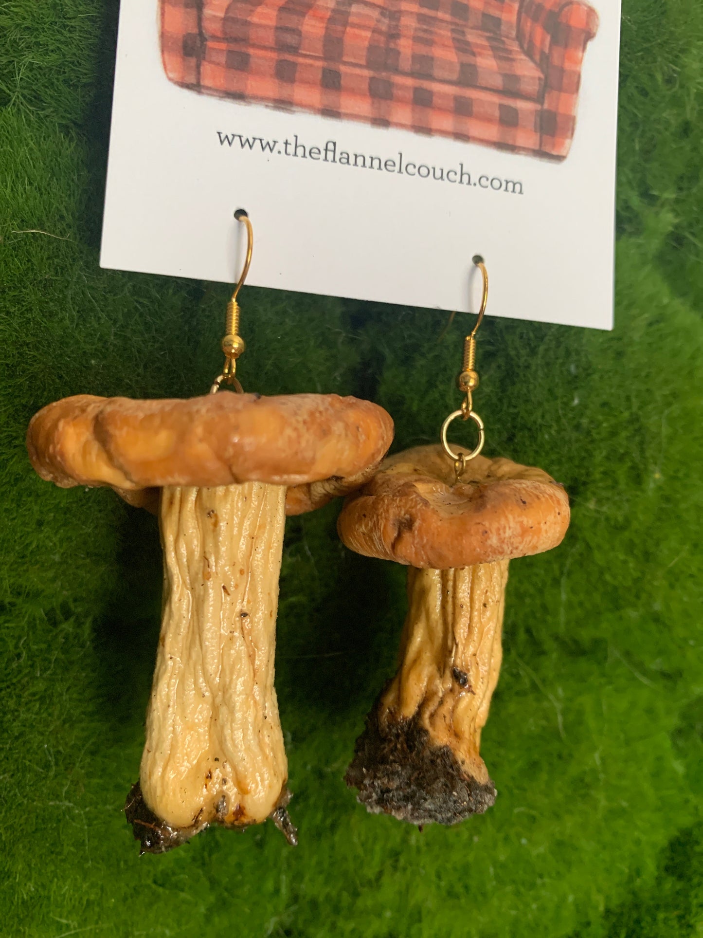 Wild Ontario Mushrooms Earrings www.Shopthatapp.com