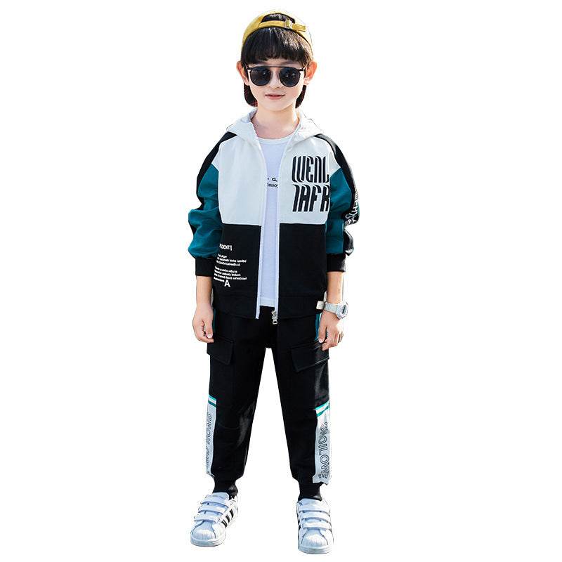 Boys Spring Clothing Sports Jacket Trousers Suit - Velora