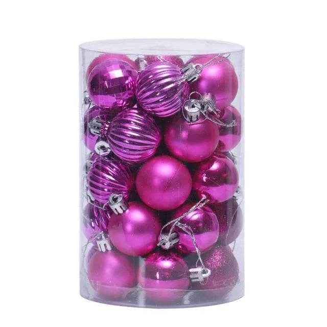 34 Christmas Ball Set 4cm Christmas Ornaments - Velora