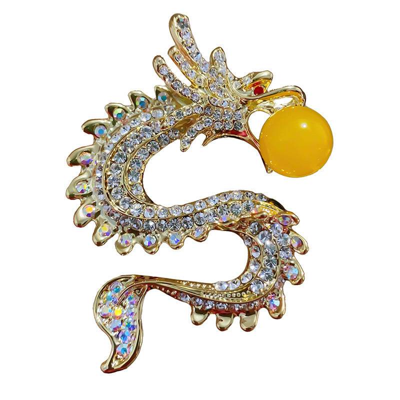 Dragon Brooch Elegant Elegant Clothing - Velora