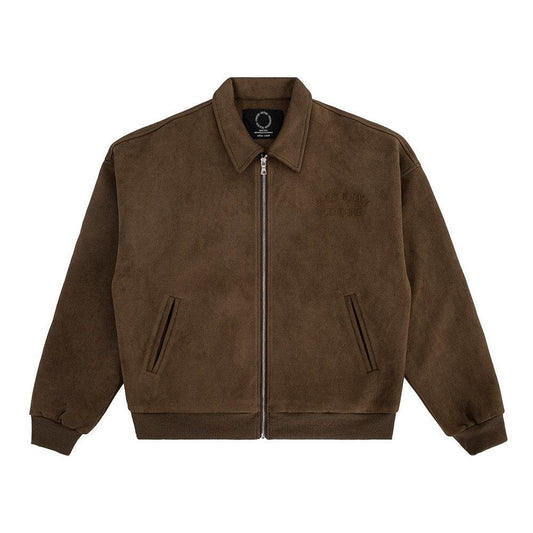Men's Loose Embroidered Letters American Retro Jacket - Velora