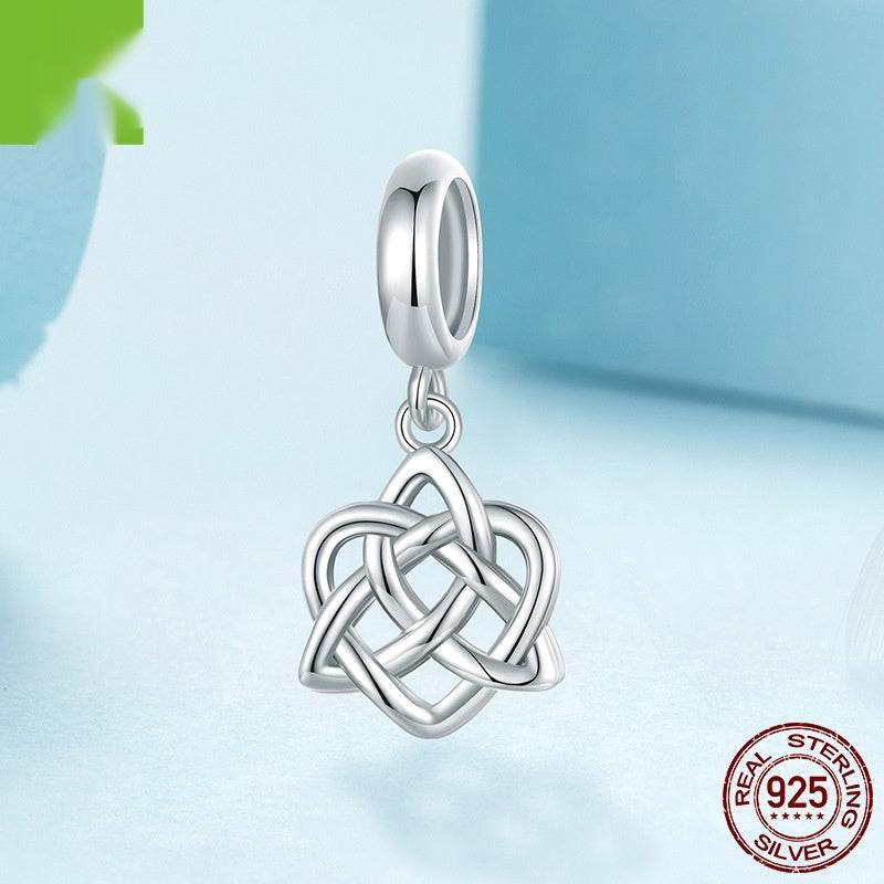 Pendant Diy Bracelet String Beads Accessories 925 Silver Bead - Velora