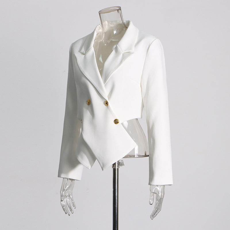 Elegant Elegant Style Long Sleeve Small Suit - Velora
