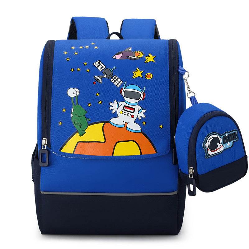 Primary School Children Cute Cartoon Backpack Kids Back support School Bag - Velora