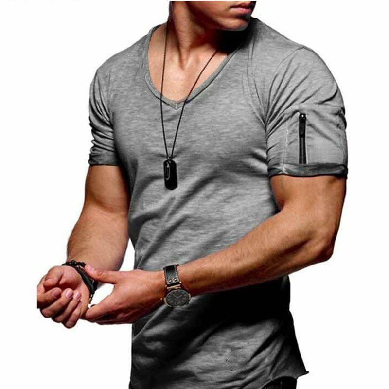 Men's Short Sleeve Cotton Casual Polo T shirt - Velora