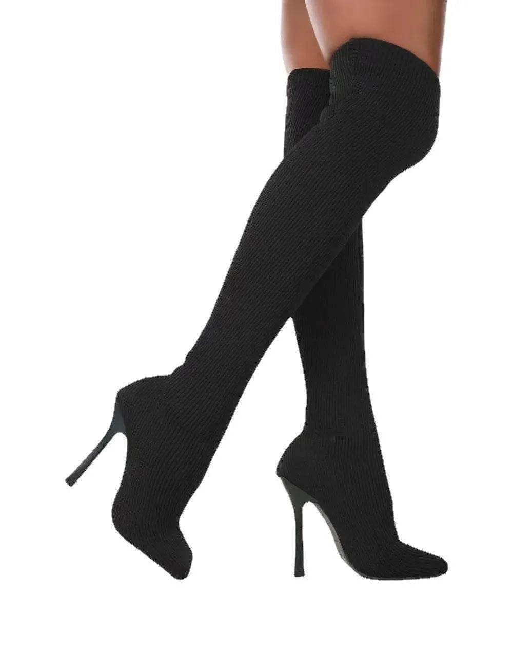 Thigh High Boots Women Over The Knee Long Boots Fashion Shoes - Velora