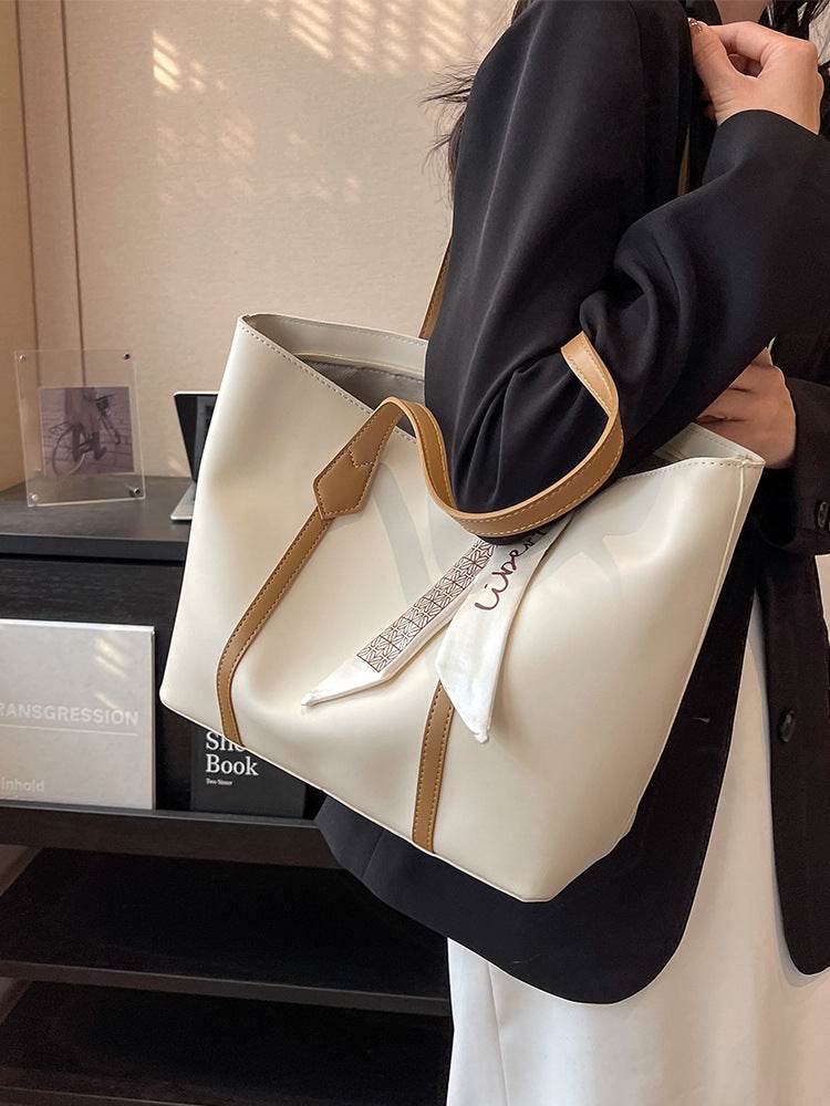New And Simple Tote Bag Large Capacity Casual Versatile Bucket Fashion Shoulder Large-capacity Crossbody Bag - Velora