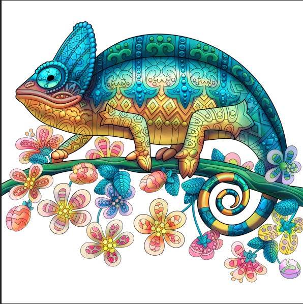 Each Piece Is Animal Shaped Christmas Gift Colorful Elephant Turtle Wooden Jigsaw Puzzles - Velora