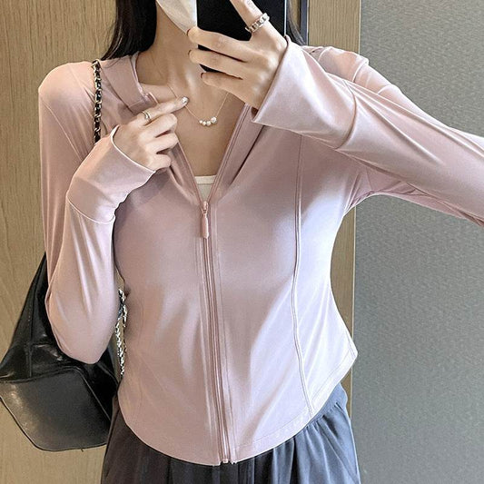 New Women's Sun Protection UV Protection Sports Jacket - Velora