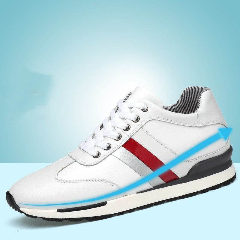Men's Invisible Elevated Casual Leather Shoes - Velora
