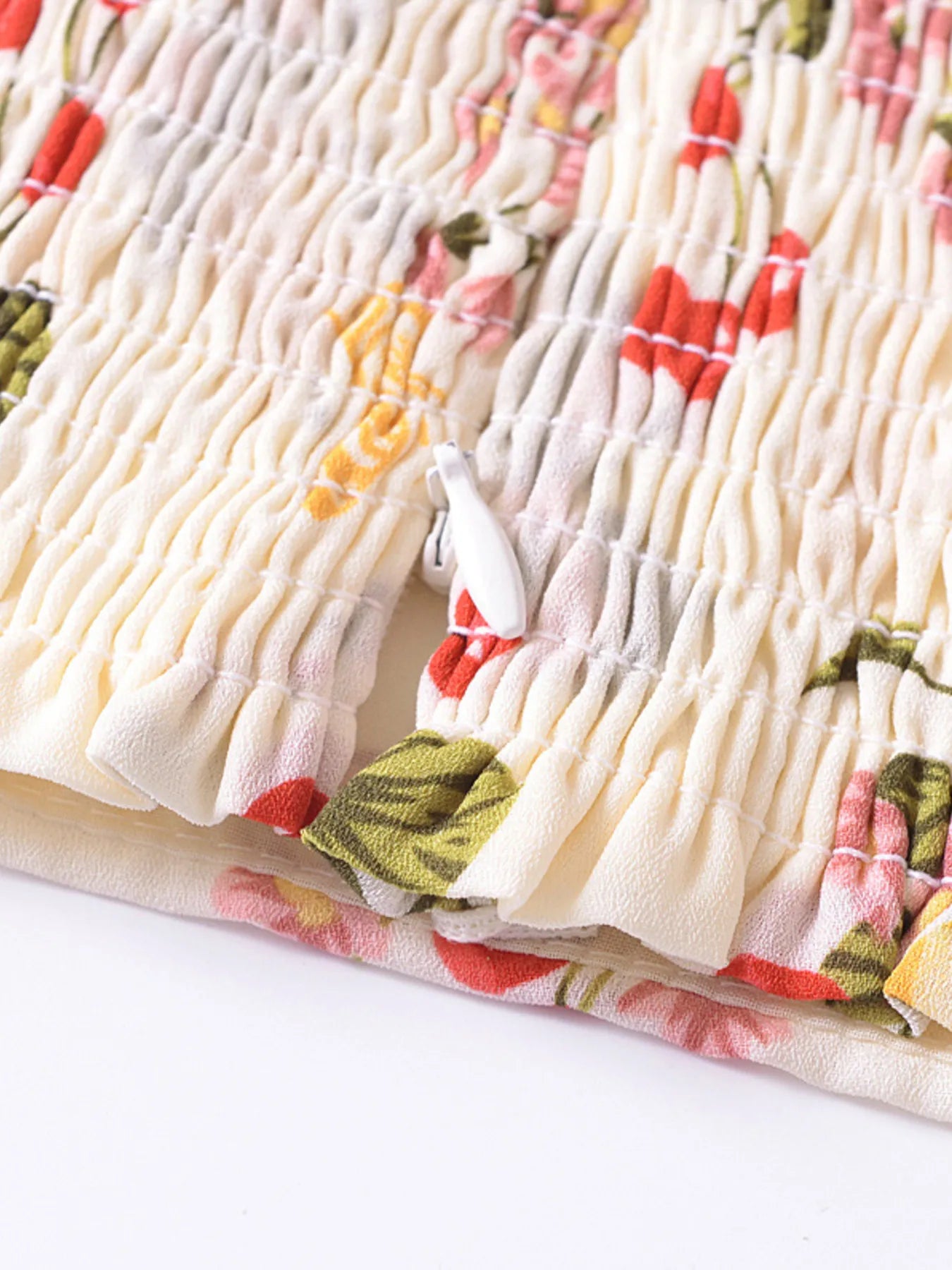 Printed Smocked Cami Top - Velora
