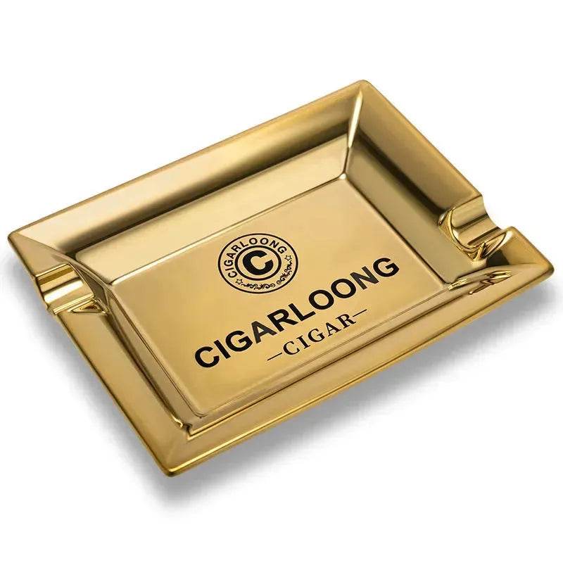 Luxury Ceramics Double slots Cigar Ashtray - Velora