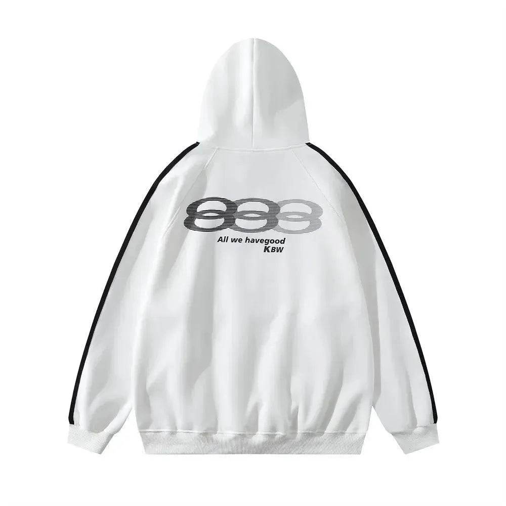 America Street Fall Hoodie Sweatshirt Pullover Unisex - Velora