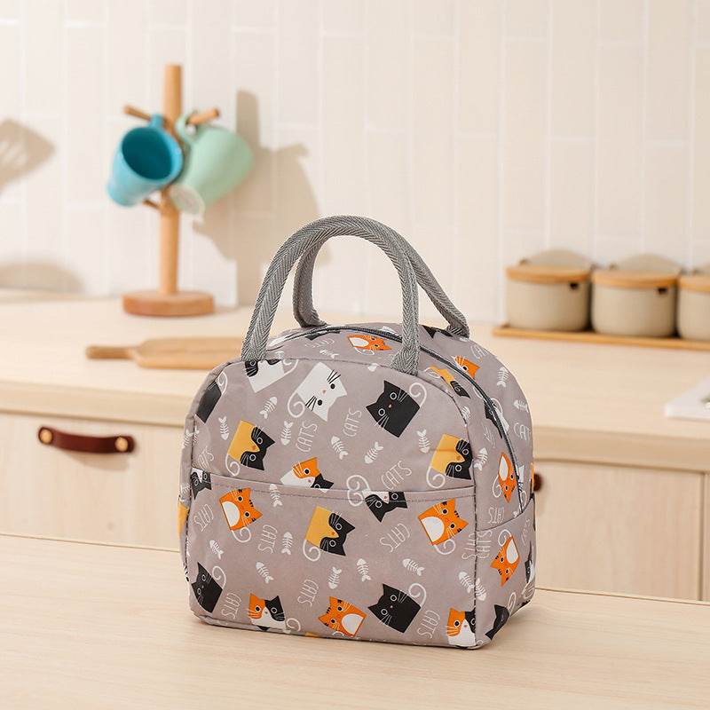 Portable Fashion Insulated Work Lunch Bag for Women - Velora