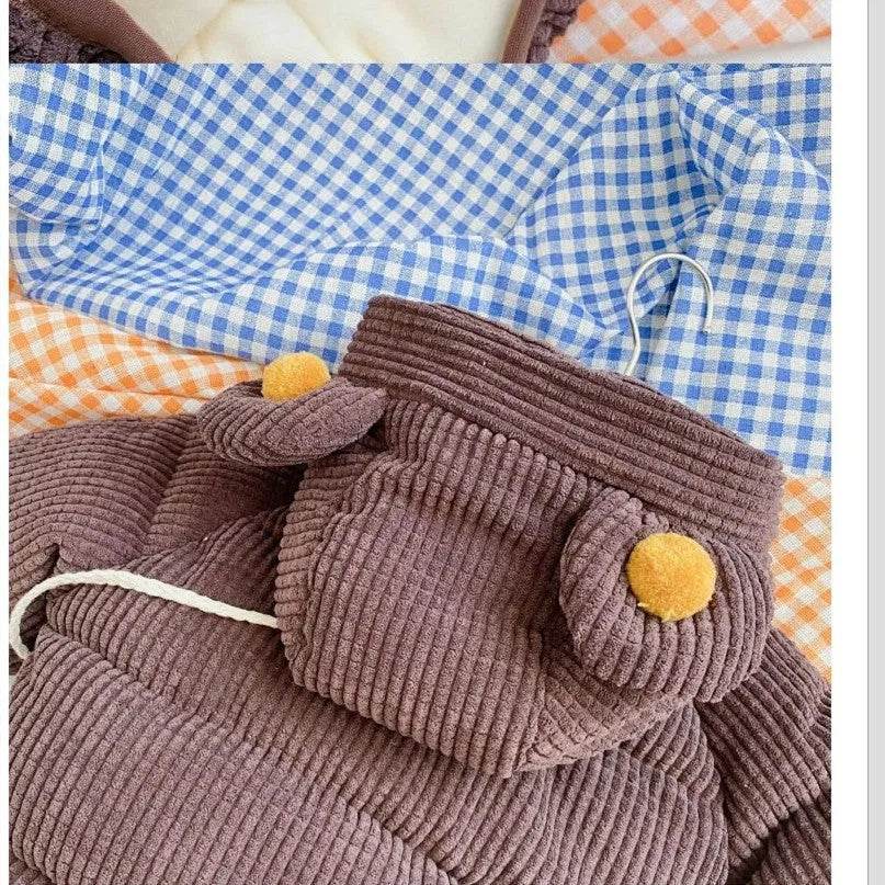 Baby Boy Girl Cute Cartoon Cotton Hoodie Winter Jacket Kid - Velora