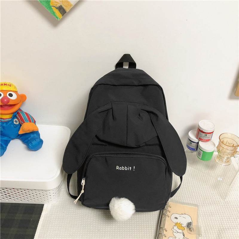 Kids School Bag Cute Bunny Ears Preschool Backpack - Velora