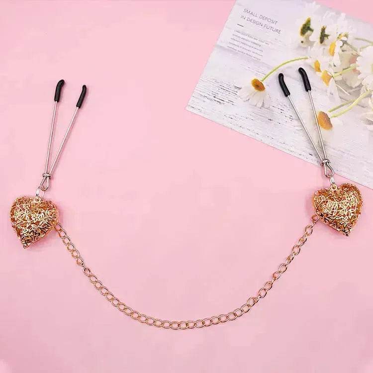 Love Chain Sex Toys Bell For Women Nipple Clamp Anal Plug - Velora