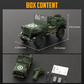 1:10 RACENT RC Crawler, 2.4G Willys Jeep, LED Lights, Upgradable Off-Road Car - Velora Luxury Fashion
