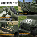 1:10 RACENT RC Crawler, 2.4G Willys Jeep, LED Lights, Upgradable Off-Road Car - Velora Luxury Fashion